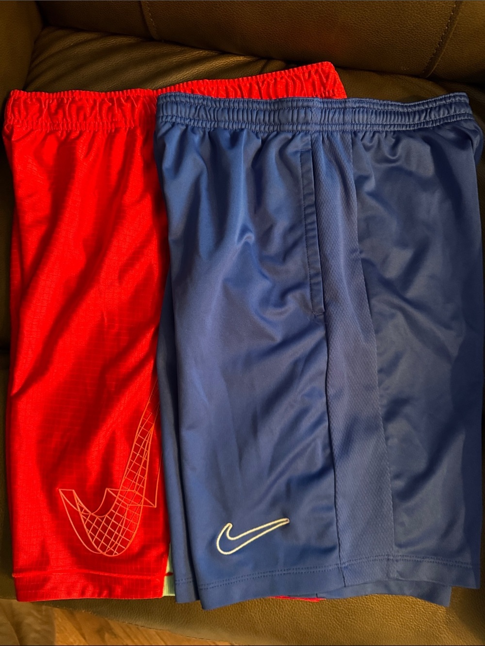 Nike Kids Red and Blue Athletic Shorts 2-Pack #360
